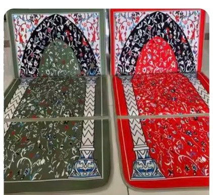 Foldable Meclis Prayer Mat With Backrest